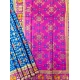 Women's Patola Silk Meena And Zari Woven Saree With Unstitched Blouse 5.5Mtr (Pink)