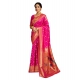 Women's Silk Blend Zari Weaving Saree With Unstitched Blouse 5.5Mtr (Pink) Women's Silk Blend Zari Weaving Saree With Unstitched Blouse 5.5Mtr (Pink)