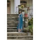Women's Silk_Blend Butti Pattern Saree With Unstitched Blouse 5.5Mtr (Teal)