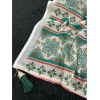 Women's Linen Cotton Printed Saree With Unstitched Blouse 5.5Mtr (Green) Women's Linen Cotton Printed Saree With Unstitched Blouse 5.5Mtr (Green)