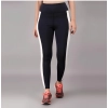 Dropship Women's Polyester Solid Ankle length High Waisted Tights (Navy Blue)