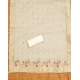 Women's Banarasi Silk Printed Unstitched Salwar Suit Material With Dupatta (White, 3Mtrs)
