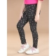 Girl's Cotton Lycra Floral Elasticated Jeggings (Multicolor) Girl's Cotton Lycra Floral Elasticated Jeggings (Multicolor)