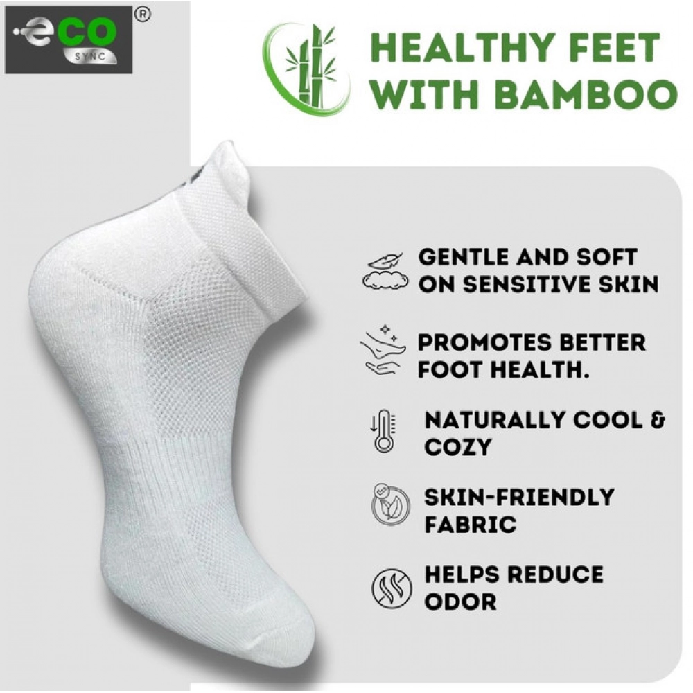 4_Pair Set Unisex Casual Cotton Printed Ankle Length Socks (Multicolor)