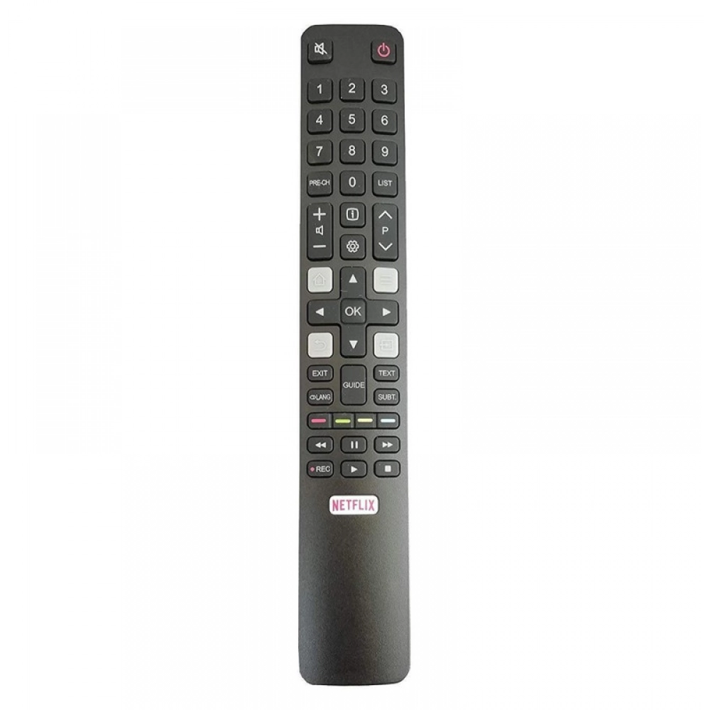 Ecomoye Smart TV Remote No. 612 (No Voice) with Netflix Function , Compatible/Replacement for TCL Smart TV LCD/LED Remote Control, Black (Exactly Same Remote will Only Work)