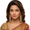 Women's Zinc Alloy Gold Plated Dangler Earrings (Multicolor)