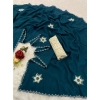 Women's Chiffon Butti Dotted Saree With Unstitched Blouse 5.5Mtr (Blue) Women's Chiffon Butti Dotted Saree With Unstitched Blouse 5.5Mtr (Blue)
