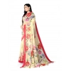 Women's Georgette Floral Printed Saree With Unstitched Blouse 5.5Mtr (Yellow) Women's Georgette Floral Printed Saree With Unstitched Blouse 5.5Mtr (Yellow)