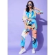 Women's Polyester Colour Blocking 3-4th Sleeve Co-Ord Set (Multicolor) Women's Polyester Colour Blocking 3-4th Sleeve Co-Ord Set (Multicolor)