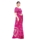 Women's Cotton Silk Bandhni Saree With Unstitched Blouse 5.5Mtr (Pink) Women's Cotton Silk Bandhni Saree With Unstitched Blouse 5.5Mtr (Pink)