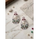 Women's Brass Silver Plated Chandbali Earrings (Multicolor) Women's Brass Silver Plated Chandbali Earrings (Multicolor)