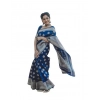 Women's Soft Lichi Silk Printed Saree With Unstitched Blouse 5.5Mtr (Blue) Women's Soft Lichi Silk Printed Saree With Unstitched Blouse 5.5Mtr (Blue)