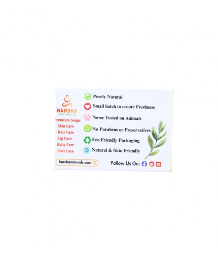 Pack Of_2 Harsha Natural - Red wine Soap (100GM)