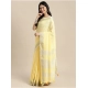Women's Linen Cotton Printed Saree With Unstitched Blouse 5.5Mtr (Yellow) Women's Linen Cotton Printed Saree With Unstitched Blouse 5.5Mtr (Yellow)