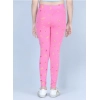 Girl's Cotton Lycra Printed Elasticated Leggings (Pink) Girl's Cotton Lycra Printed Elasticated Leggings (Pink)