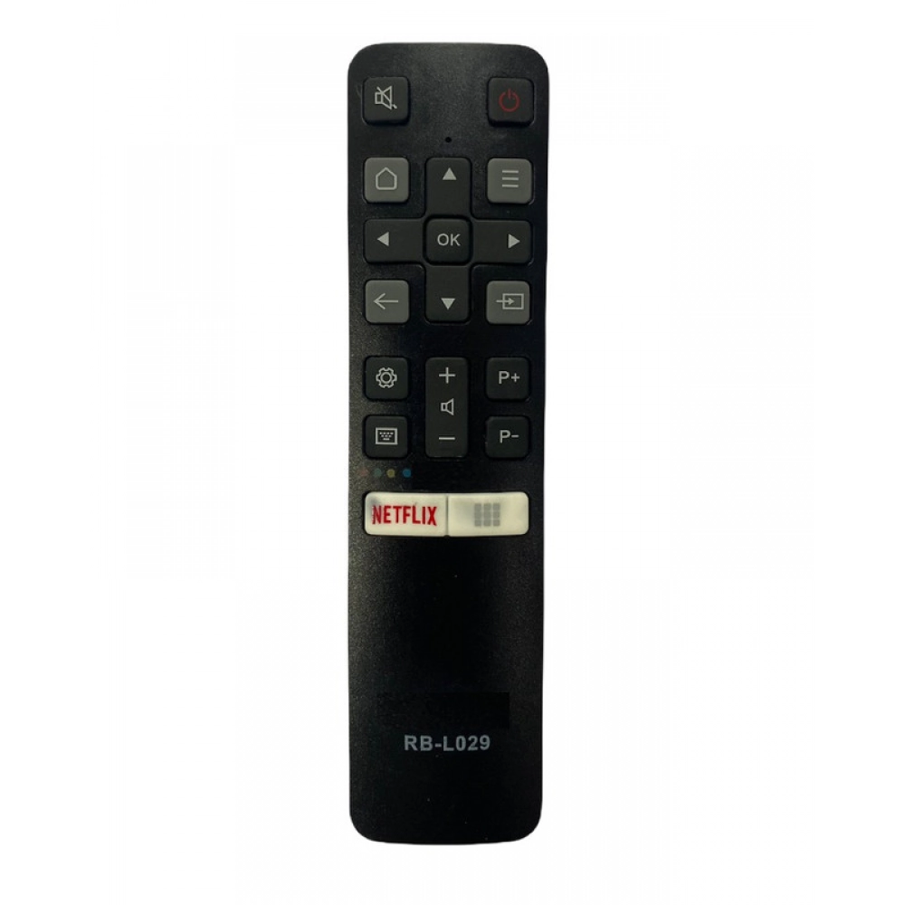 Ecomoye Smart TV Remote No. L029P (No Voice) with Netflix Function , Compatible/Replacement for TCL Smart TV LCD/LED Remote Control, Black (Exactly Same Remote will Only Work)