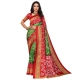 Women's Litchi silk Printed Saree With Unstitched Blouse 5-6 Mtrs (Green) Women's Litchi silk Printed Saree With Unstitched Blouse 5-6 Mtrs (Green)