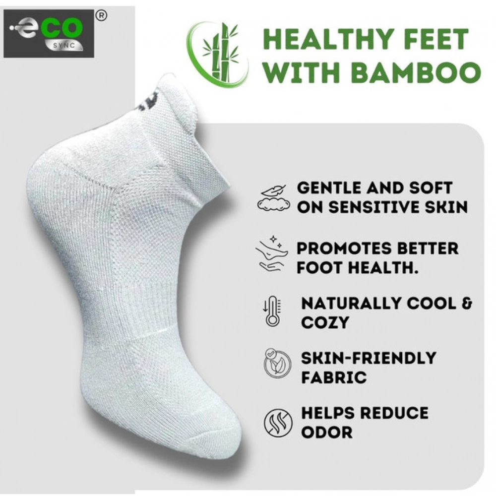 4_Pair Set Unisex Casual Cotton Printed Ankle Length Socks (Multicolor)