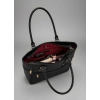 Women's PU Leather Solid Shoulder Zipper Handbag (Black) Women's PU Leather Solid Shoulder Zipper Handbag (Black)