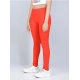 Girl's Cotton Lycra Solid Elasticated Jeggings (Orange) Girl's Cotton Lycra Solid Elasticated Jeggings (Orange)
