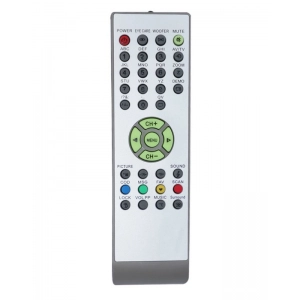 Ecomoye CRT TV Remote No. 100D, Compatible/Replacement for Sansui CRT TV Remote Control, White (Exactly Same Remote will Only Work)