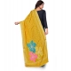 Women's chanderi silk Printed Dupatta (Yellow, Length: 2 Mtr) Women's chanderi silk Printed Dupatta (Yellow, Length: 2 Mtr)