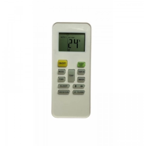 Ecomoye AC Remote No. 142 (No Backlight), Compatible/Replacement for Midea AC Remote Control, White (Exactly Same Remote will Only Work)