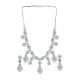 Women's Brass Silver Plated Necklace set (Turquoise) Women's Brass Silver Plated Necklace set (Turquoise)