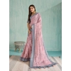 Women's Silk Blend Printed Saree With Unstitched Blouse 5.5Mtr (Pink) Women's Silk Blend Printed Saree With Unstitched Blouse 5.5Mtr (Pink)