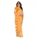 Women's Georgette Printed Saree With Unstitched Blouse 5.5Mtr (Yellow) Women's Georgette Printed Saree With Unstitched Blouse 5.5Mtr (Yellow)