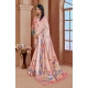 Women's Printed Cotton Linen Saree withPrinted Saree With Unstitched Blouse (Pink , 5-6Mtrs) Women's Printed Cotton Linen Saree withPrinted Saree With Unstitched Blouse (Pink , 5-6Mtrs)