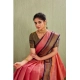 Women's Silk Blended Jaquard Woven Saree With Unstitched Blouse 5.5Mtr (Pink) Women's Silk Blended Jaquard Woven Saree With Unstitched Blouse 5.5Mtr (Pink)