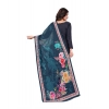 Dropship Women's chanderi silk  Printed Dupatta (Navy Blue, Length: 2 Mtr)