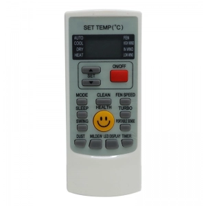 Ecomoye AC Remote No. 45A (No Backlight), Compatible/Replacement for Voltas AC Remote Control, White (Exactly Same Remote will Only Work)