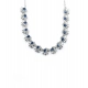 Women's Brass Silver Plated Necklace set (Blue) Women's Brass Silver Plated Necklace set (Blue)