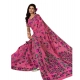 Women's Georgette Printed Saree With Unstitched Blouse 5.5Mtr (Pink) Women's Georgette Printed Saree With Unstitched Blouse 5.5Mtr (Pink)