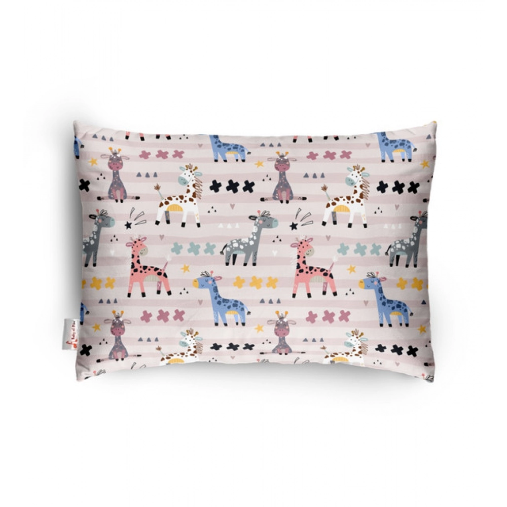 Soft Plush Printed Baby Infant Pillow for Kids Age 1 To 5 Years (Multicolor)