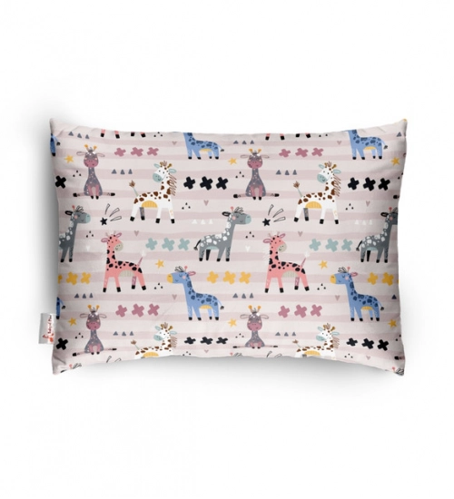 Soft Plush Printed Baby Infant Pillow for Kids Age 1 To 5 Years (Multicolor)