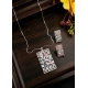 Women's Brass Silver Plated Pendant Set (Multicolor) Women's Brass Silver Plated Pendant Set (Multicolor)