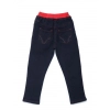 Girl's Denim Ribbed Elasticated Jeans (Black) Girl's Denim Ribbed Elasticated Jeans (Black)