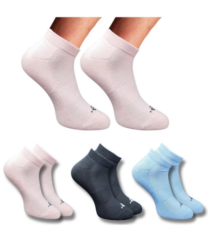 3_Pair Set Unisex Casual Cotton Printed Low Cut Socks (Multicolor)