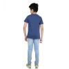 Boy's Cotton Grapic Printed Round Neck T-Shirt (Blue) Boy's Cotton Grapic Printed Round Neck T-Shirt (Blue)