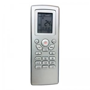 Ecomoye AC Remote No. 176 (No Backlight), Compatible/Replacement for Gree Split AC Remote Control, Silver (Exactly Same Remote will Only Work)