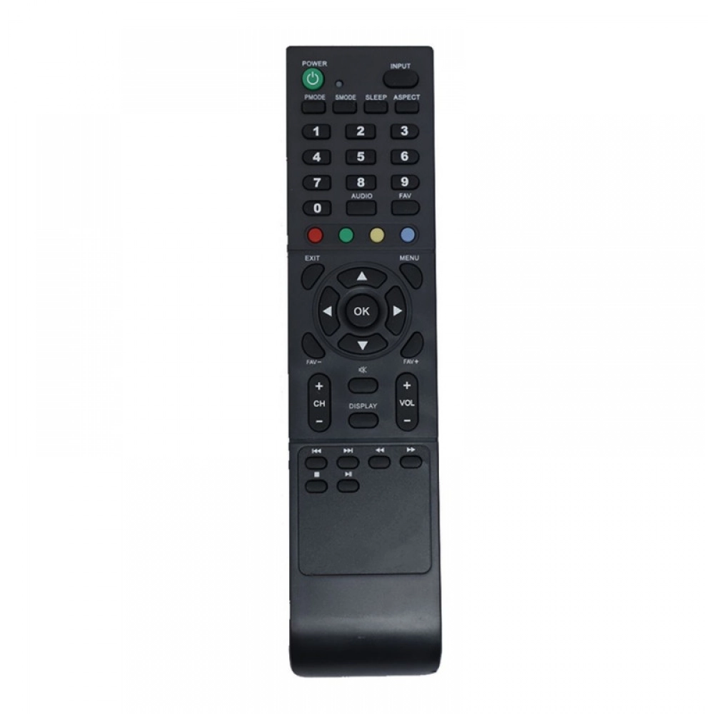 Ecomoye LCD/LED Remote No. 203, Compatible/Replacement for Funai LCD Remote Control, Black (Exactly Same Remote will Only Work)