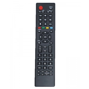 Ecomoye LCD/LED Remote No. MX02, Compatible/Replacement for Micromax LCD/LED TV Remote Control, Black (Exactly Same Remote will Only Work)