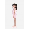 Girl's Inner- Cotton Printed Sleeveless Dungaree (Light Pink) Girl's Inner- Cotton Printed Sleeveless Dungaree (Light Pink)