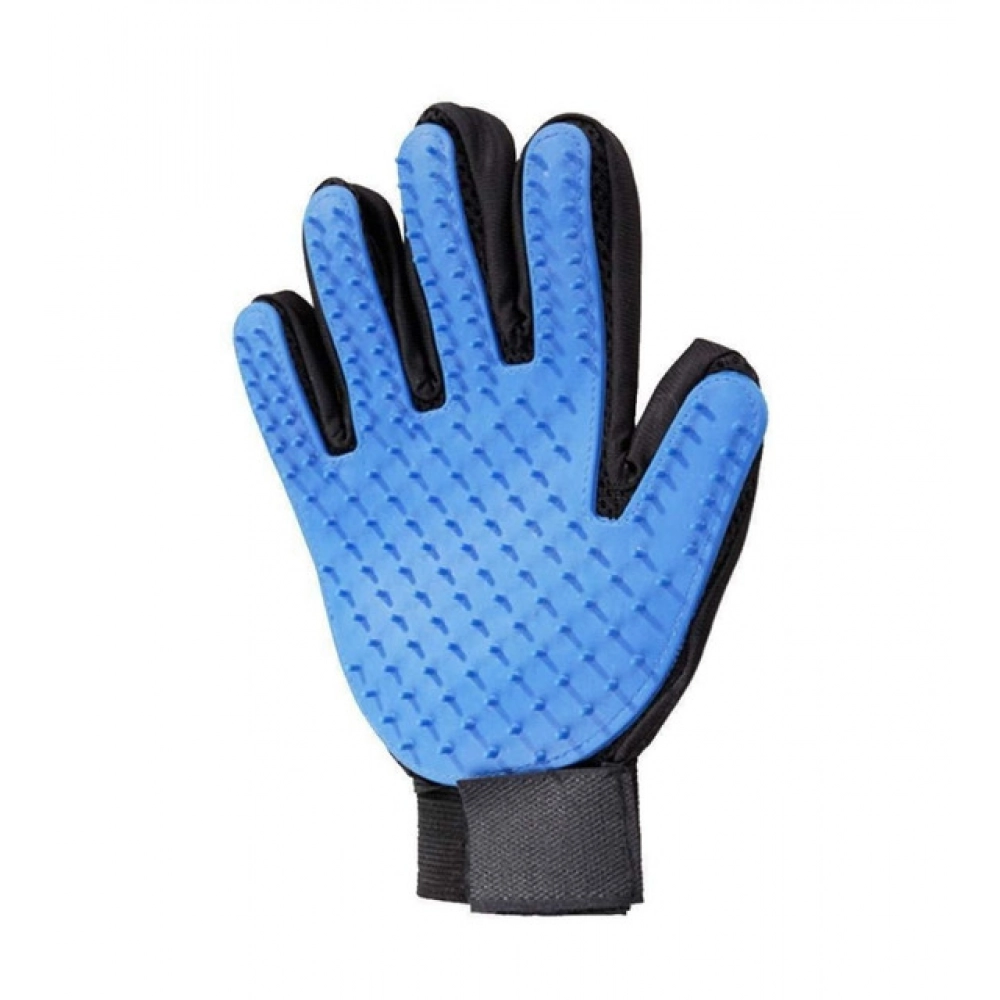 Pack of 2_5-Finger Deshedding Glove – Pet Hair Remover And Grooming Gloves (Color: Assorted )