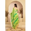 Women's Faux Linen Floral Print Ready to wear Saree With Unstitched Blouse 5.5Mtr (Green) Women's Faux Linen Floral Print Ready to wear Saree With Unstitched Blouse 5.5Mtr (Green)