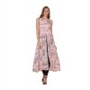 Women's Casual Crepe Sleeveless Slit Dress (Light Pink) Women's Casual Crepe Sleeveless Slit Dress (Light Pink)