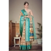 Women's Cotton Silk Printed Saree With Unstitched Blouse 5.5Mtr (Sky Blue) Women's Cotton Silk Printed Saree With Unstitched Blouse 5.5Mtr (Sky Blue)